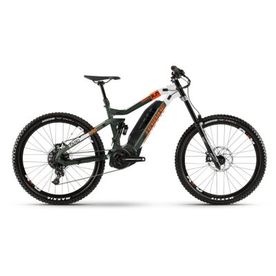 Haibike XDURO Dwnhll 8.0 500Wh E-Bike 11-G GX 2020 | grün/weiß/orange