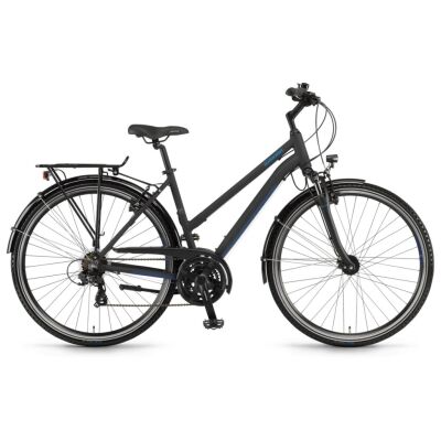 Winora Domingo 21 Damen 28" 21-G TX800 2021 | schwarz/blau matt
