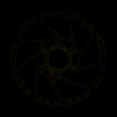 SHIMANO BREMSSCHEIBE RT-EM600 180 MM MIT LOCK-RING AUSSENVERZAHNUNG