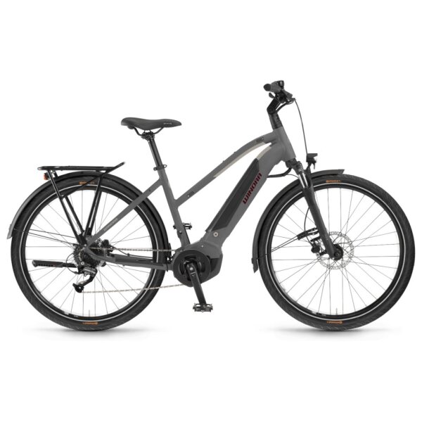 Winora Yucatan 8 Damen i400Wh E-Bike 28 Zoll 8-G Altus 2021 | artichoke matt