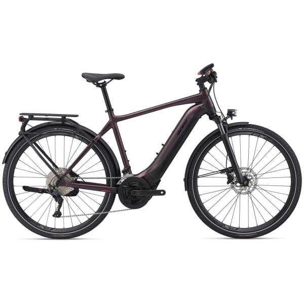 Giant Explore E+ 1 Pro GTS Trekking Ebike 2022 | metallic brown / black satin-matt-gloss