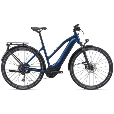 Giant Explore E+ 2 STA Trapez Trekking Ebike 2021 | metallic navy / black satin-gloss