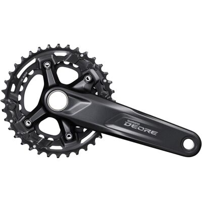 Shimano KRG DEORE FC-M4100-2 | 10-f.,36/26Z,175mm,sw,2-teil,o.Lagersch.