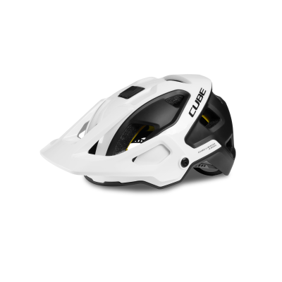 CUBE Helm STROVER white´n´black L (57-62)