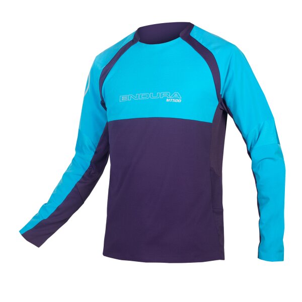 Endura MT500 Burner Trikot (Langarm) II Electric Blue