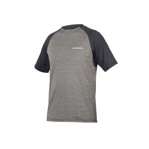 Endura SingleTrack Kurzarmtrikot Zinn-Grau