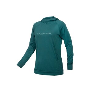 Endura Damen SingleTrack Hoodie Fichtgrün