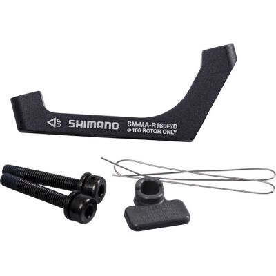 Shimano Scheibenbremsadapter SM-MA-R160D/H Flat Mount/Post Mount, hinten 160 mm
