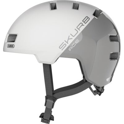 Abus SKURB ACE silver white M