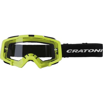 CRATONI MTB Brille C-Dirttrack lime glanz, Scheibe transparent
