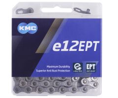 Schaltungskette KMC e12 EPT Silber 1/2" x...
