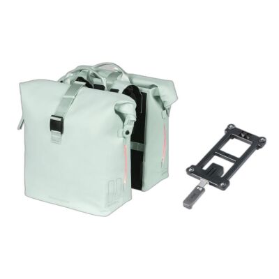 Basil Doppelpacktasche SoHo NordlichtMIK pastellgrün, 31x13x37cm