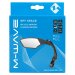M-WAVE Fahrradspiegel Spy Space schwarz, rechtsmontage, Ø 22,2mm