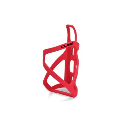 Cube Flaschenhalter HPP Sidecage links matt rednglossy black
