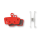ACID Disc Brake Pads gesintert Avid Code 2011 rot