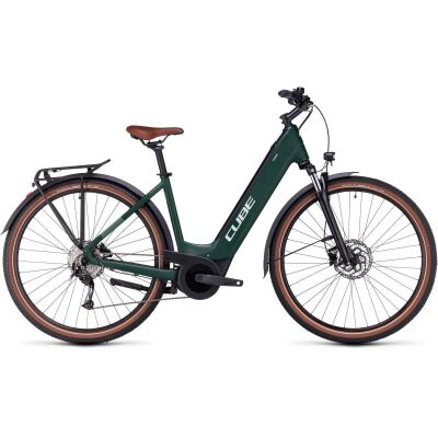 Cube Touring Hybrid ONE 500 Tiefeinsteiger Trekking E-Bike 2023 | darkgreen´n´green