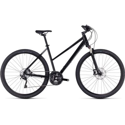 Cube Nature SLX Damen Crossbike 2023 | grey´n´black Trapeze 46 cm / XS