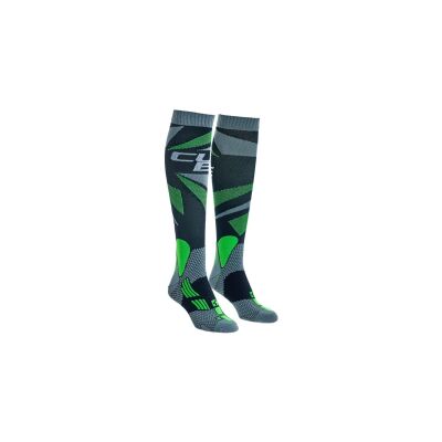Cube Socke ACTION black´n´grey´n´green 40-43