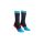Cube Socke ACTION blue´n´flashred´n´black 44-47