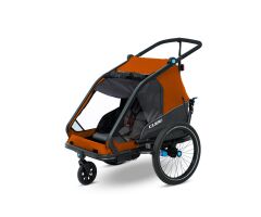 CUBE Kinder Fahrradanhänger Double CMPT X Actionteam...