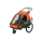 CUBE Kinder Fahrradanhänger Double CMPT X Actionteam grey´n´orange