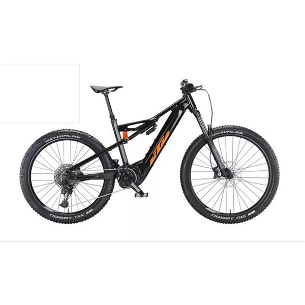 KTM MACINA KAPOHO MASTER E-MTB Fully 2024 | flaming black (orange)