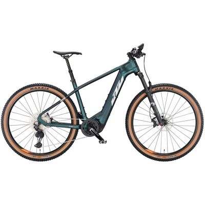 KTM MACINA TEAM 791 E-MTB 2024 | green purple flip matt (silver+orange)