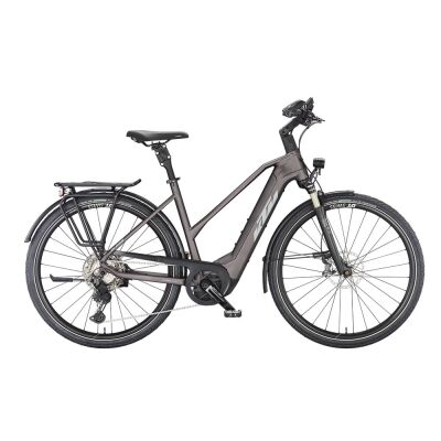 KTM MACINA STYLE 710 D E-Bike Trekking E-Bike 2024 | elderberry matt (grey+orange)