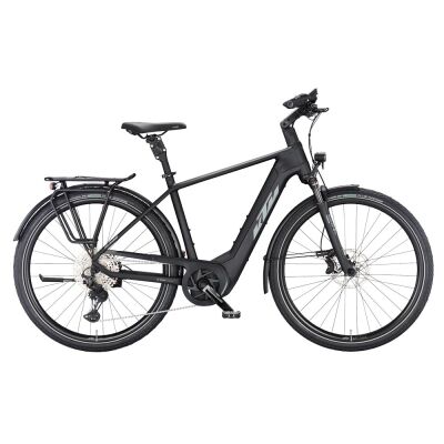 KTM MACINA STYLE 720 H E-Bike Trekking E-Bike 2024 | black matt (grey+green)