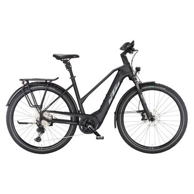 KTM MACINA STYLE 720 D E-Bike Trekking E-Bike 2024 | black matt (grey+green)
