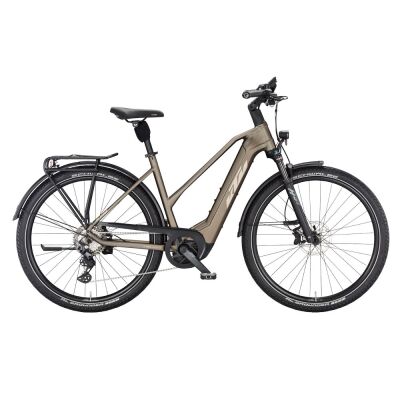 KTM MACINA GRAN 710 D E-Bike City E-Bike 2024 | oak matt (champagne+orange)