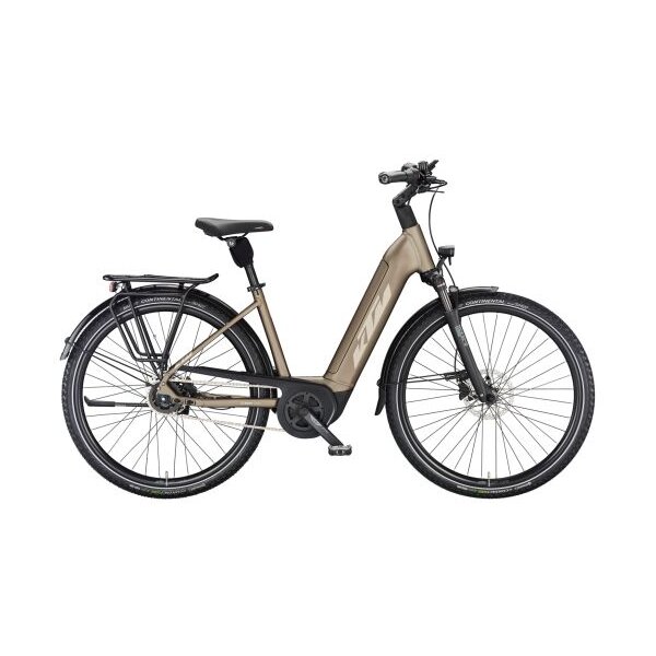 KTM MACINA CITY P610 US E-Bike City E-Bike 2024 | oak matt (champagne+orange)