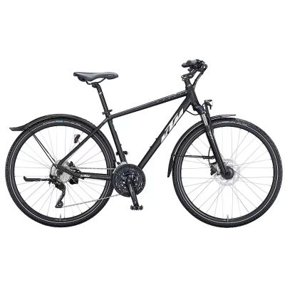 KTM AVENZA CROSS ST H Cross 2024 | black matt (white+green)