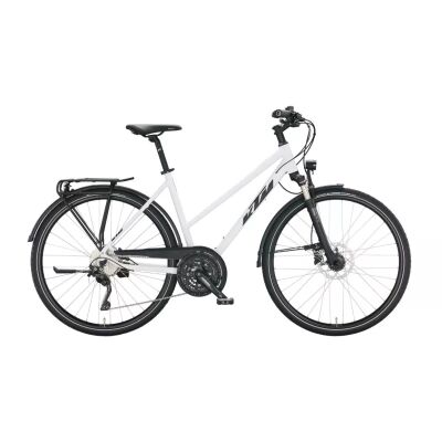 KTM VENETO LIGHT DISC D Trekkingrad 2024 | white matt (black+red)