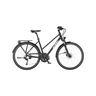 KTM VENETO DISC D Trekkingrad 2024 | black matt (white+orange)