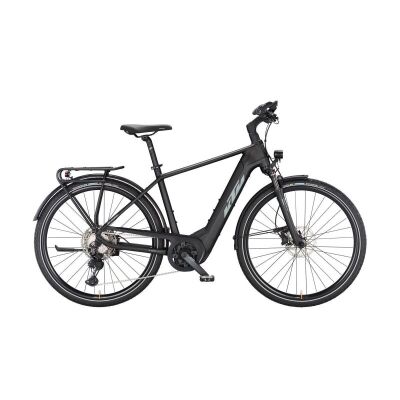 KTM POWER SPORT 11 PLUS H E-Bike Trekking E-Bike 2024 | black matt (grey+orange) 46cm