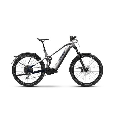 Haibike Adventr FS 9 720 Wh E-MTB Fully 2026 | silver / dark blue - matt