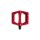 RFR Pedale Flat CMPT red