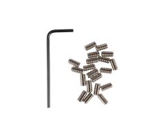 RFR Pedal-Pins "Slug" silver