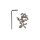 RFR Pedal-Pins "Slug" silver