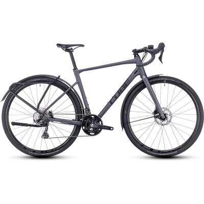 Cube Nuroad Race FE Gravel Bike 2023 | grey´n´black