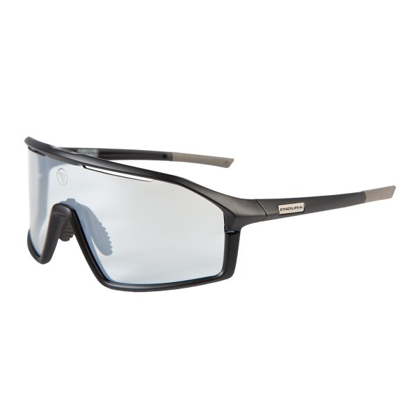 Endura Gabbro II Brille Photochrom Mattschwarz, durchsichtige Gläser