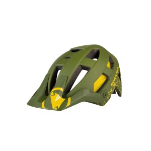 Endura SingleTrack Helm Olivgrün