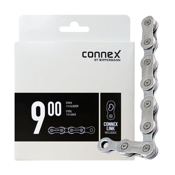 Connex Fahrrad Kette 900 9-fach 114 Glieder