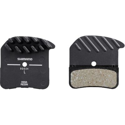 SHIMANO Scheibenbremsbelag H03A-RF Resin Aluträger