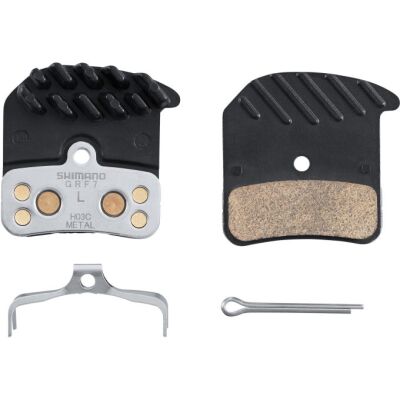 SHIMANO Scheibenbremsbelag H03C-MF Sinter Stahlträger