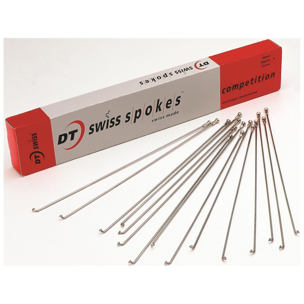 Speiche Raster DT Swiss Speiche DT Competition DD silber 2,0 - 1,8 x 260 mm | Hochwe ...