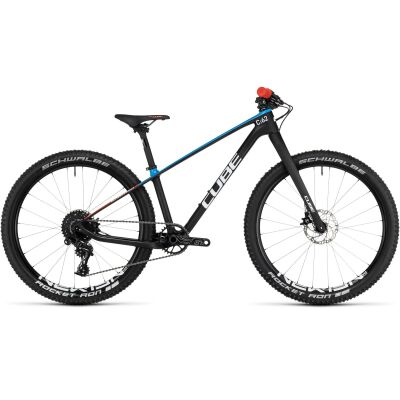 Cube Elite 240 C:62 SLX Kinder MTB 2025 | carbon´n´blue´n´red