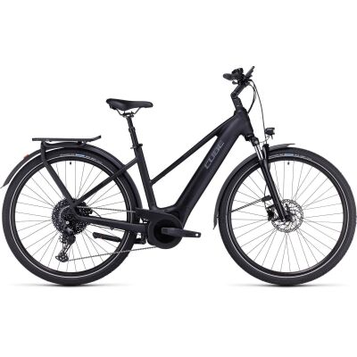Cube Touring Hybrid Pro 625 Trapez Trekking E-Bike 2024 | black´n´metal