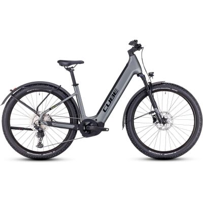Cube Reaction Hybrid Pro 500 Allroad Tiefeinsteiger E-MTB 2024 | flashgrey´n´green